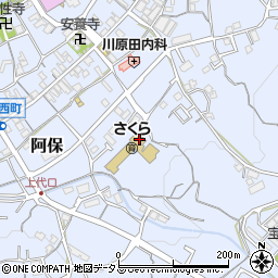 三重県伊賀市阿保周辺の地図