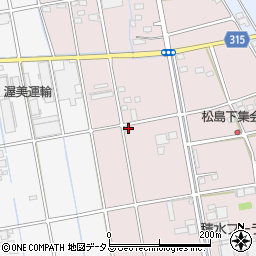 静岡県浜松市中央区松島町586周辺の地図