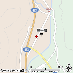 役場豊平支所周辺の地図