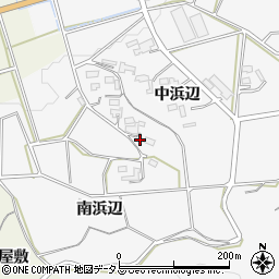 愛知県豊橋市西七根町南浜辺周辺の地図