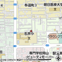 岡山県岡山市北区寿町10-28周辺の地図