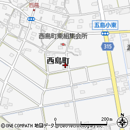 静岡県浜松市中央区西島町501周辺の地図