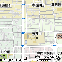岡山県岡山市北区寿町10-9周辺の地図