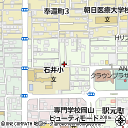 岡山県岡山市北区寿町7-1周辺の地図