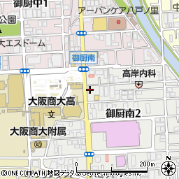 トヨタレンタリース大阪東大阪商大前店周辺の地図