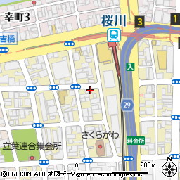 日本自動車運転士労働組合　阪南事業所周辺の地図