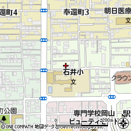 岡山県岡山市北区寿町10-7周辺の地図