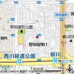 弁慶周辺の地図