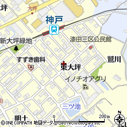 愛知県田原市神戸町新大坪175周辺の地図