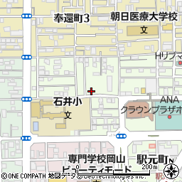 岡山県岡山市北区寿町6-8周辺の地図