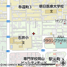 岡山県岡山市北区寿町6-6周辺の地図
