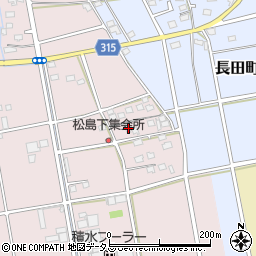 静岡県浜松市中央区松島町521周辺の地図