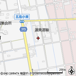 静岡県浜松市中央区西島町391周辺の地図