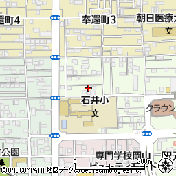岡山県岡山市北区寿町10-21周辺の地図