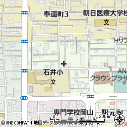 岡山県岡山市北区寿町7-24周辺の地図