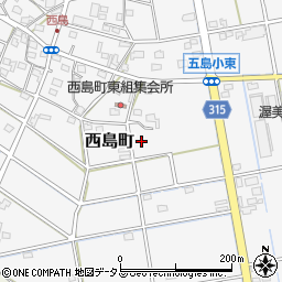 静岡県浜松市中央区西島町502周辺の地図