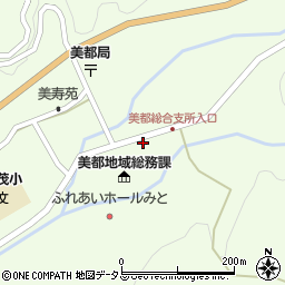 島根県益田市美都町都茂1800-7周辺の地図