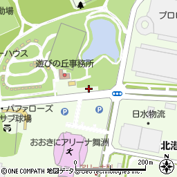 ＧＳパーク舞洲スポーツアイランド駐車場周辺の地図