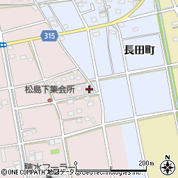静岡県浜松市中央区松島町527周辺の地図