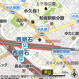トヨタレンタリース兵庫西明石駅前店周辺の地図