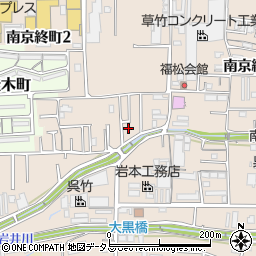 ライフサポート奈良周辺の地図