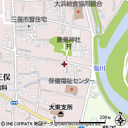 静岡県掛川市三俣684周辺の地図
