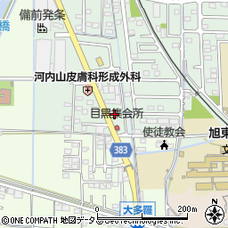 クック・チャム　岡山目黒店周辺の地図