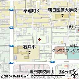 岡山県岡山市北区寿町6-7周辺の地図