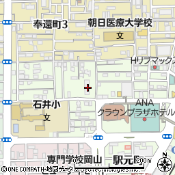 岡山県岡山市北区寿町6-3周辺の地図
