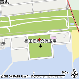福田漁港交流広場ふくっぱ周辺の地図