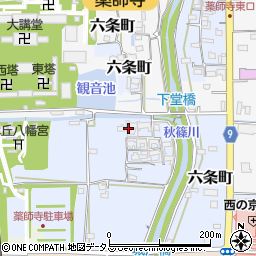 奈良県奈良市六条町342周辺の地図