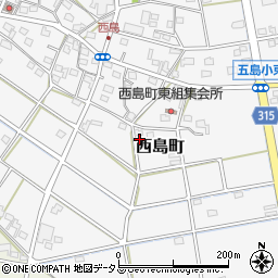 静岡県浜松市中央区西島町494周辺の地図