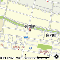 静岡県浜松市中央区白羽町2479周辺の地図