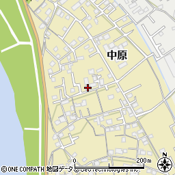 岡山県総社市中原884-2周辺の地図