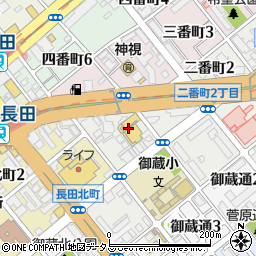 兵庫日産長田店周辺の地図