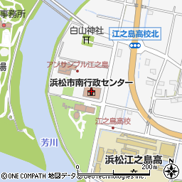 浜松市南行政センター周辺の地図