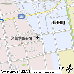 静岡県浜松市中央区松島町526周辺の地図
