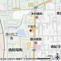 奈良県奈良市南肘塚町207周辺の地図
