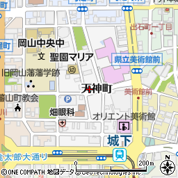 株式会社烏城彫協会　事務所周辺の地図