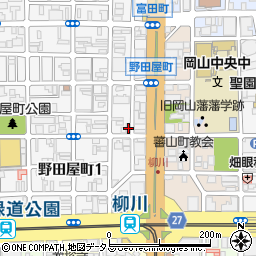株式会社帝国データバンク岡山支店周辺の地図