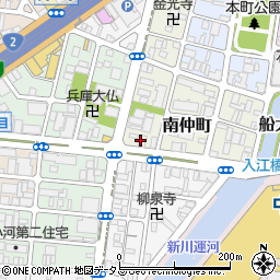 甲南防災株式会社　神戸本店周辺の地図