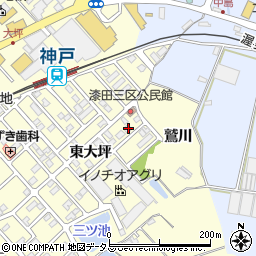愛知県田原市神戸町東大坪47周辺の地図