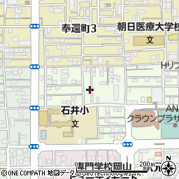 岡山県岡山市北区寿町7-22周辺の地図