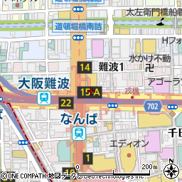 なんば１丁目池田ビル周辺の地図