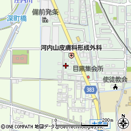 岡山県岡山市東区目黒町8周辺の地図