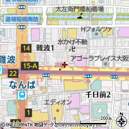 タクト難波チャンプビル周辺の地図