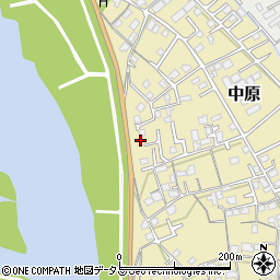 岡山県総社市中原891-8周辺の地図