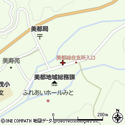 島根県益田市美都町都茂1826-2周辺の地図