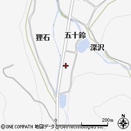 愛知県田原市仁崎町五十鈴周辺の地図