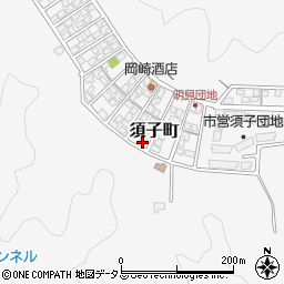 島根県益田市須子町56-7周辺の地図